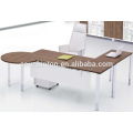 Hitze Verkauf cool Büro Tisch Design braun Melamin + Zebra Polsterung, Pro Büromöbel Fabrik (JO4064)